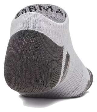 Under Armour Performance Tech No Show calzini unisex, 3pack, mod gray/white/jet gray