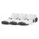 Under Armour Performance Tech No Show calzini unisex, 3pack, bianco