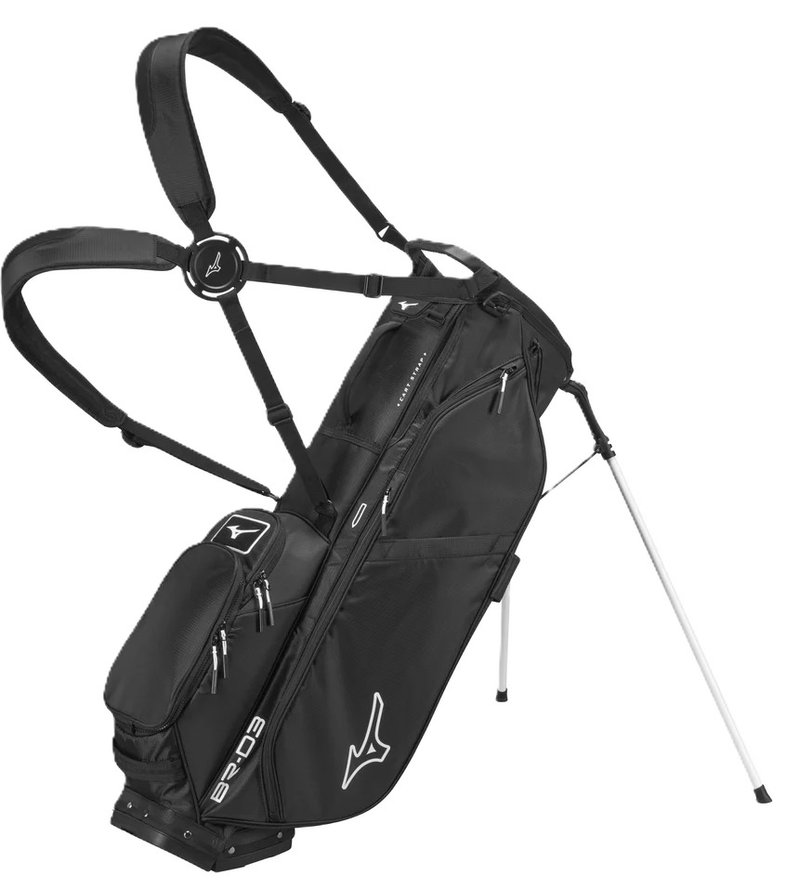 Mizuno BR-D3 stand bag, nero/bianco