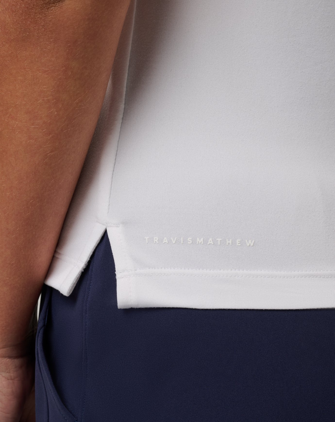 Travis Mathew Skyloft Light Sleeveless polo da donna, bianco