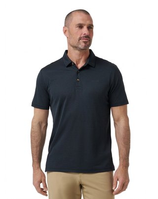 Travis Mathew The Zinna 2.0 No Logo polo da uomo, nero