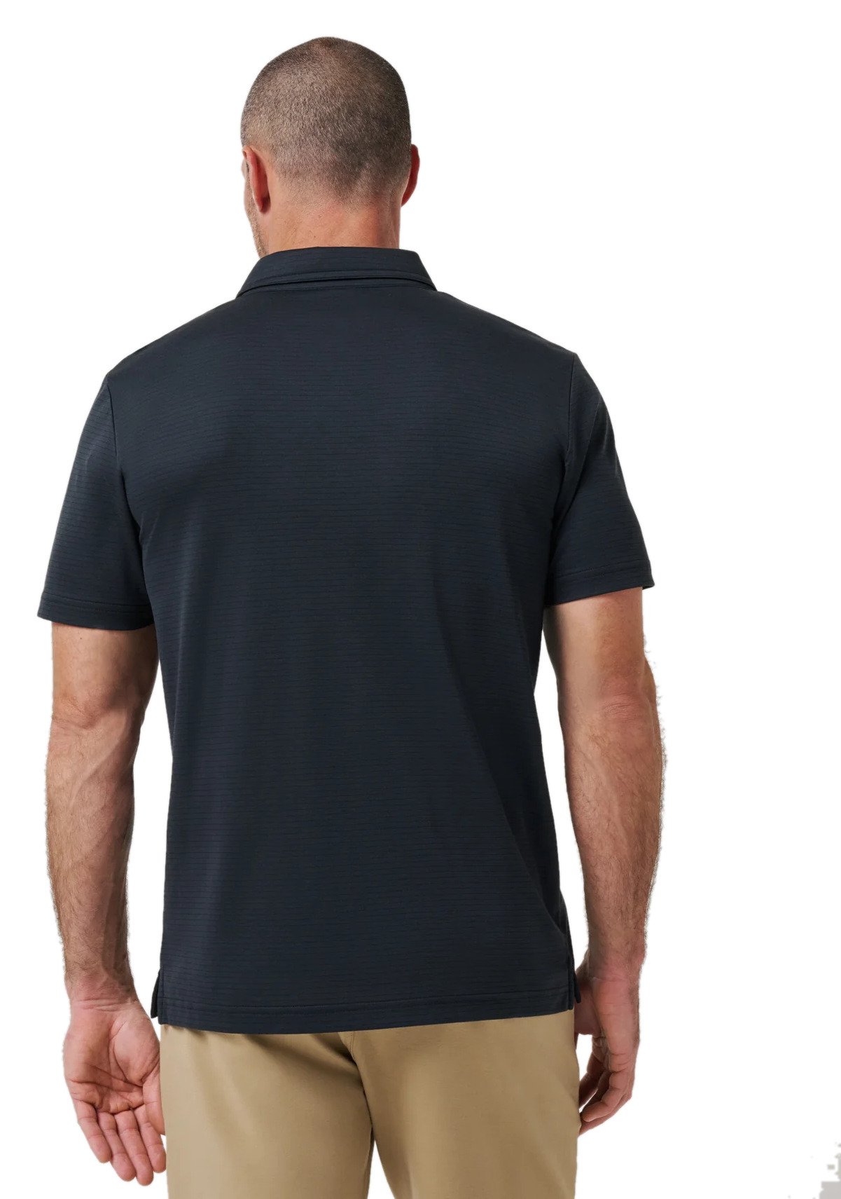Travis Mathew The Zinna 2.0 No Logo polo da uomo, nero