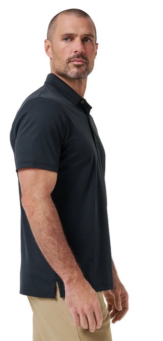 Travis Mathew The Zinna 2.0 No Logo polo da uomo, nero
