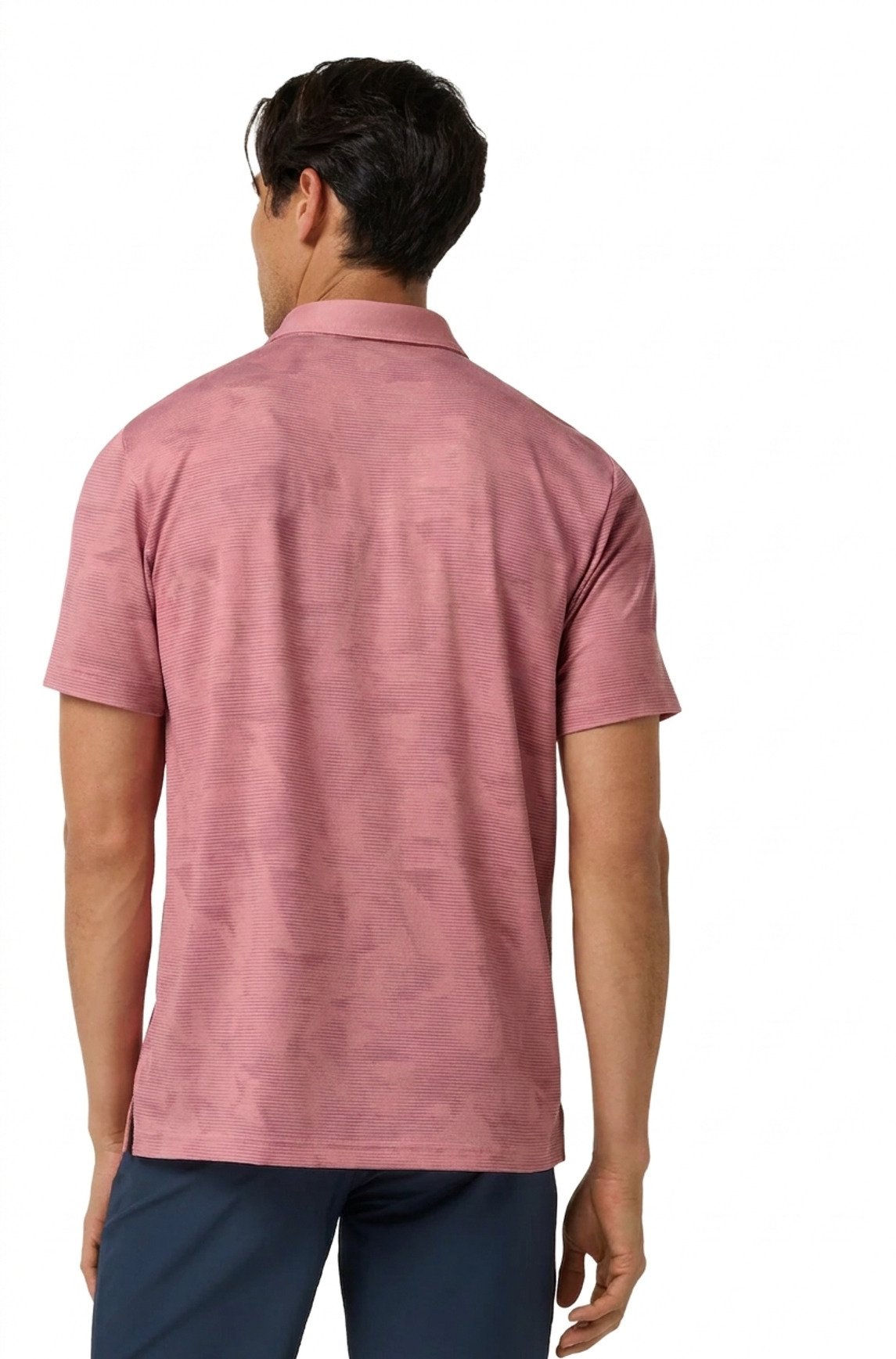 Travis Mathew Featherweight Backnine polo da uomo, mauveglow