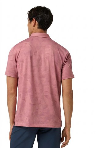 Travis Mathew Featherweight Backnine polo da uomo, mauveglow