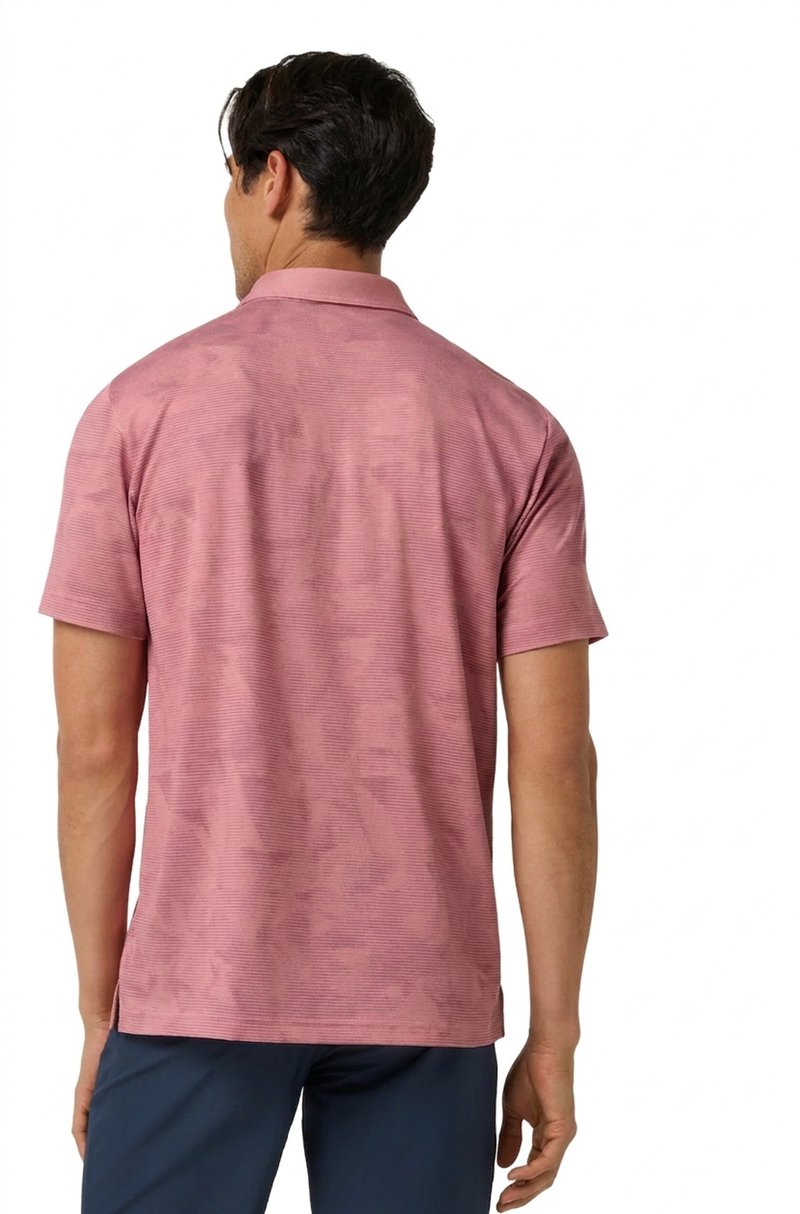 Travis Mathew Featherweight Backnine polo da uomo, mauveglow