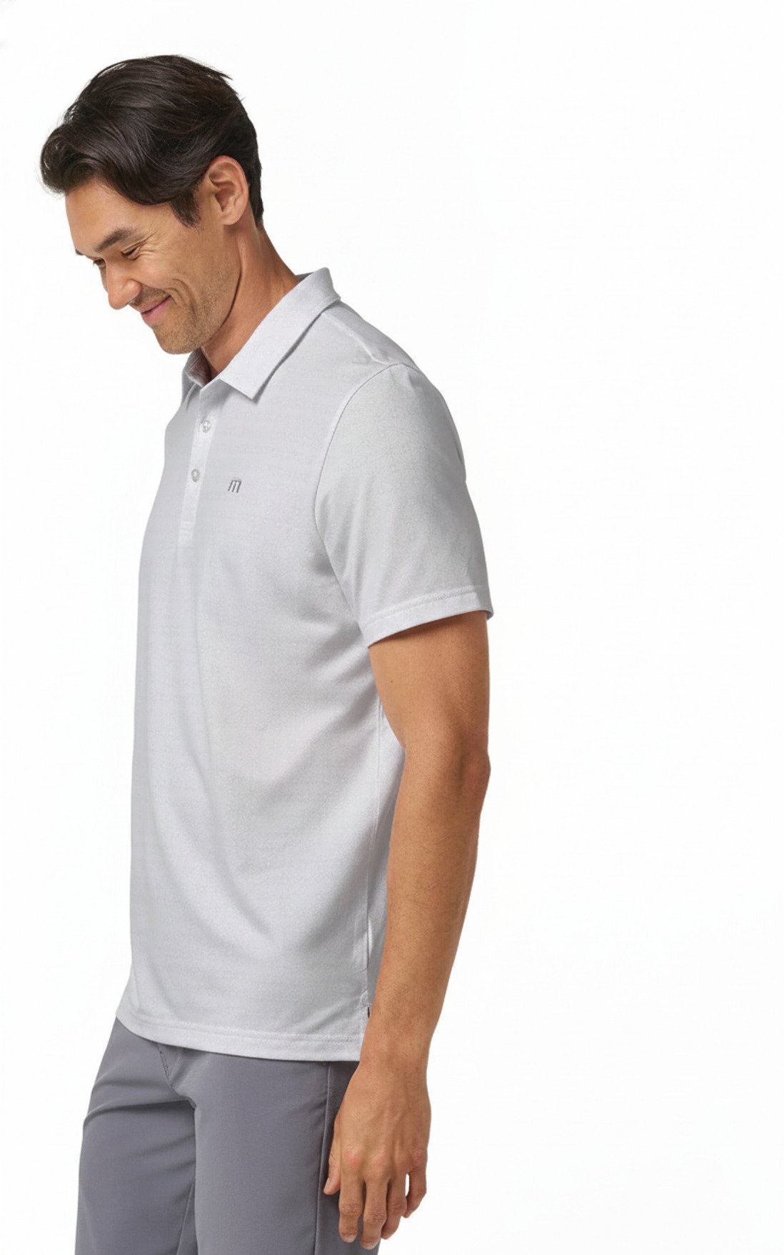 Travis Mathew Featherweight Trophy Ready polo da uomo, bianco