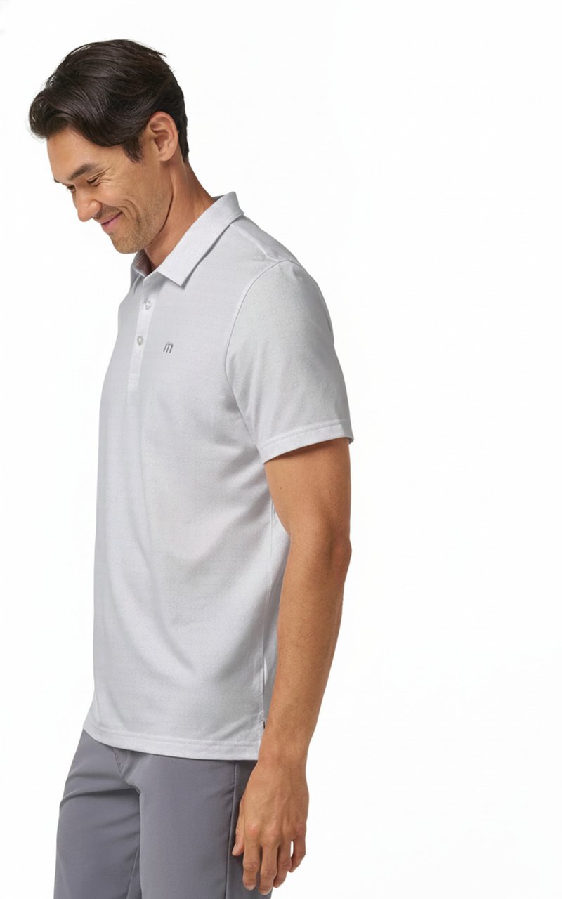 Travis Mathew Featherweight Trophy Ready polo da uomo, bianco