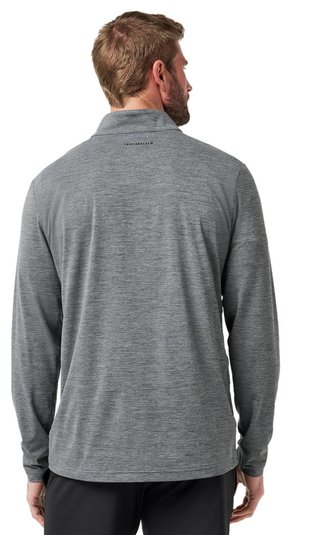 Travis Mathew Heater Pro 1/4Zip felpa da uomo, heather grey