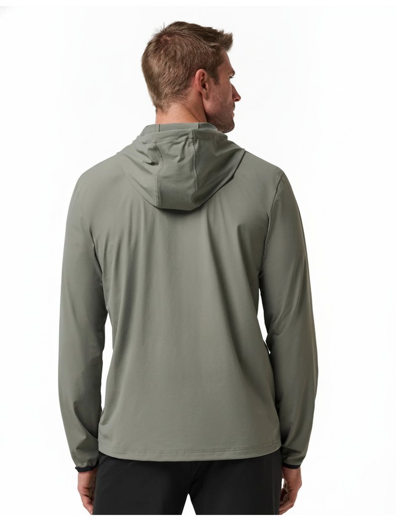 Travis Mathew Hero Hour Tech felpa con cappuccio da uomo, dark olive