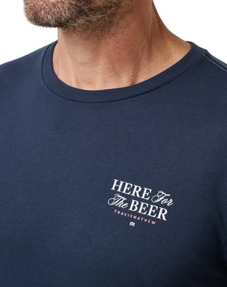 Travis Mathew Stout Standard T-Shirt da uomo, total eclipse
