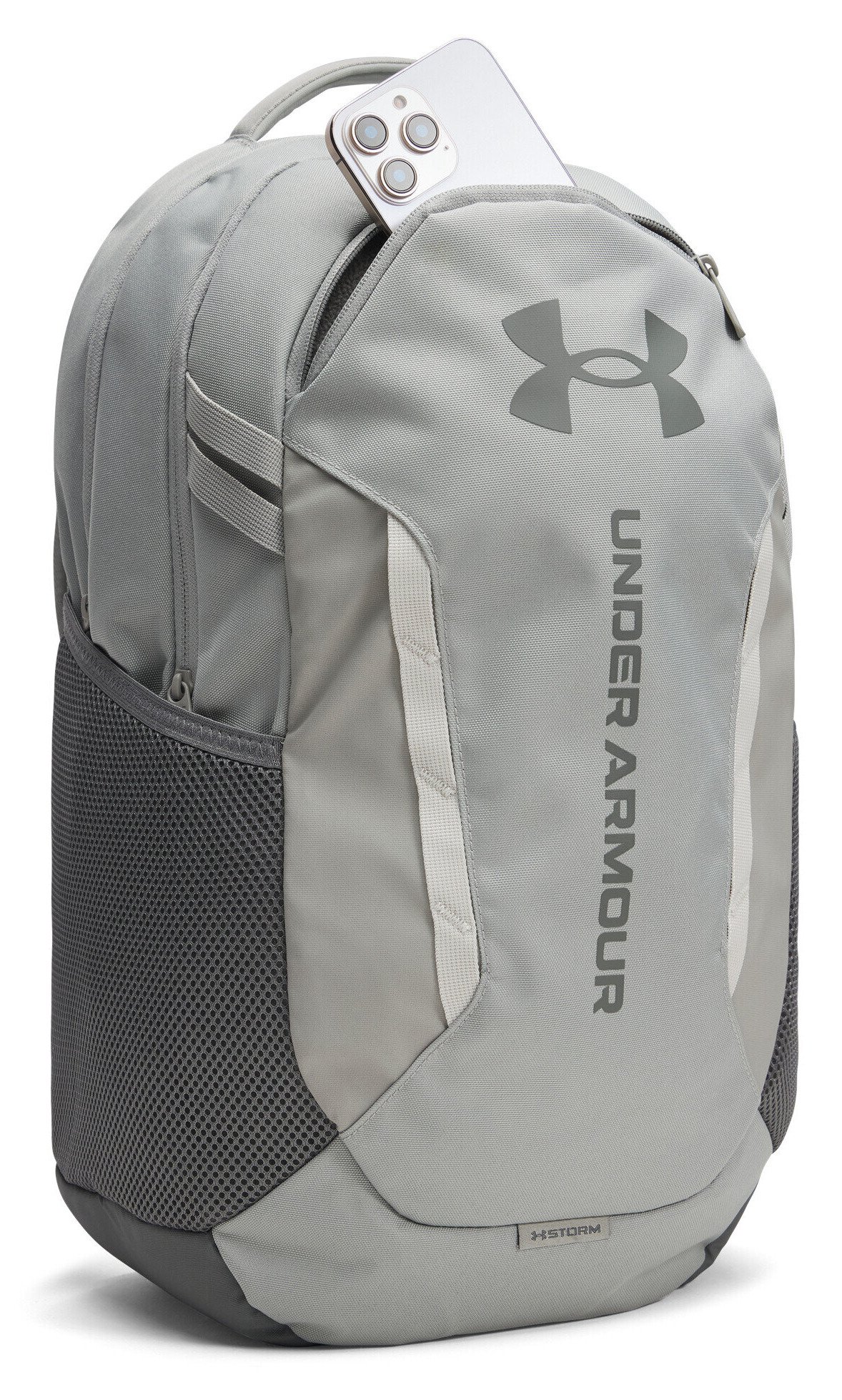 Under Armour Hustle 6.0 Backpack unisex zaino, titanium
