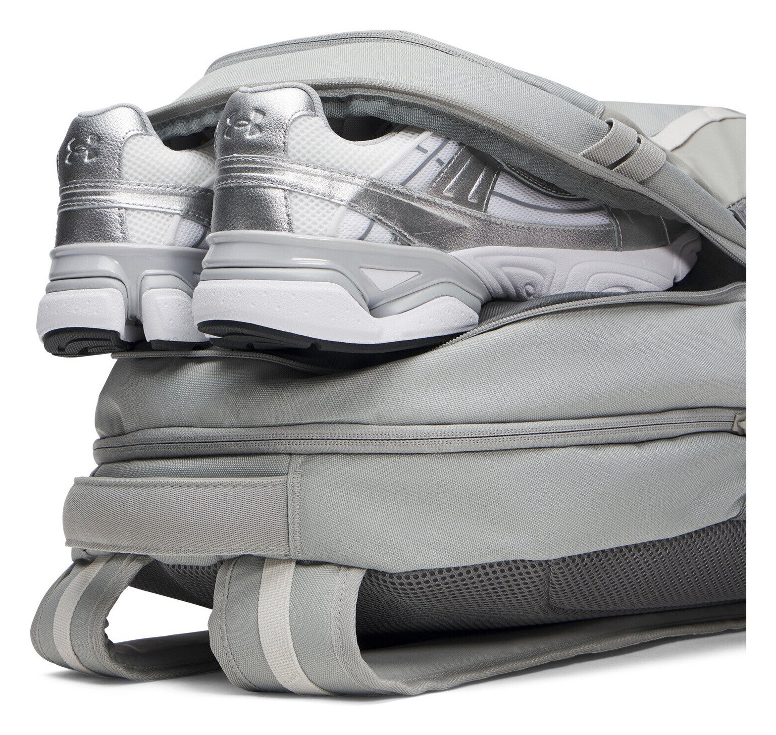 Under Armour Hustle 6.0 Backpack unisex zaino, titanium