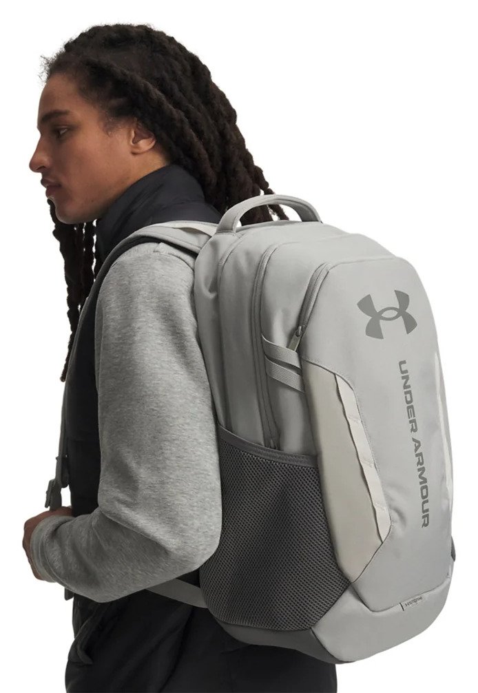 Under Armour Hustle 6.0 Backpack unisex zaino, titanium