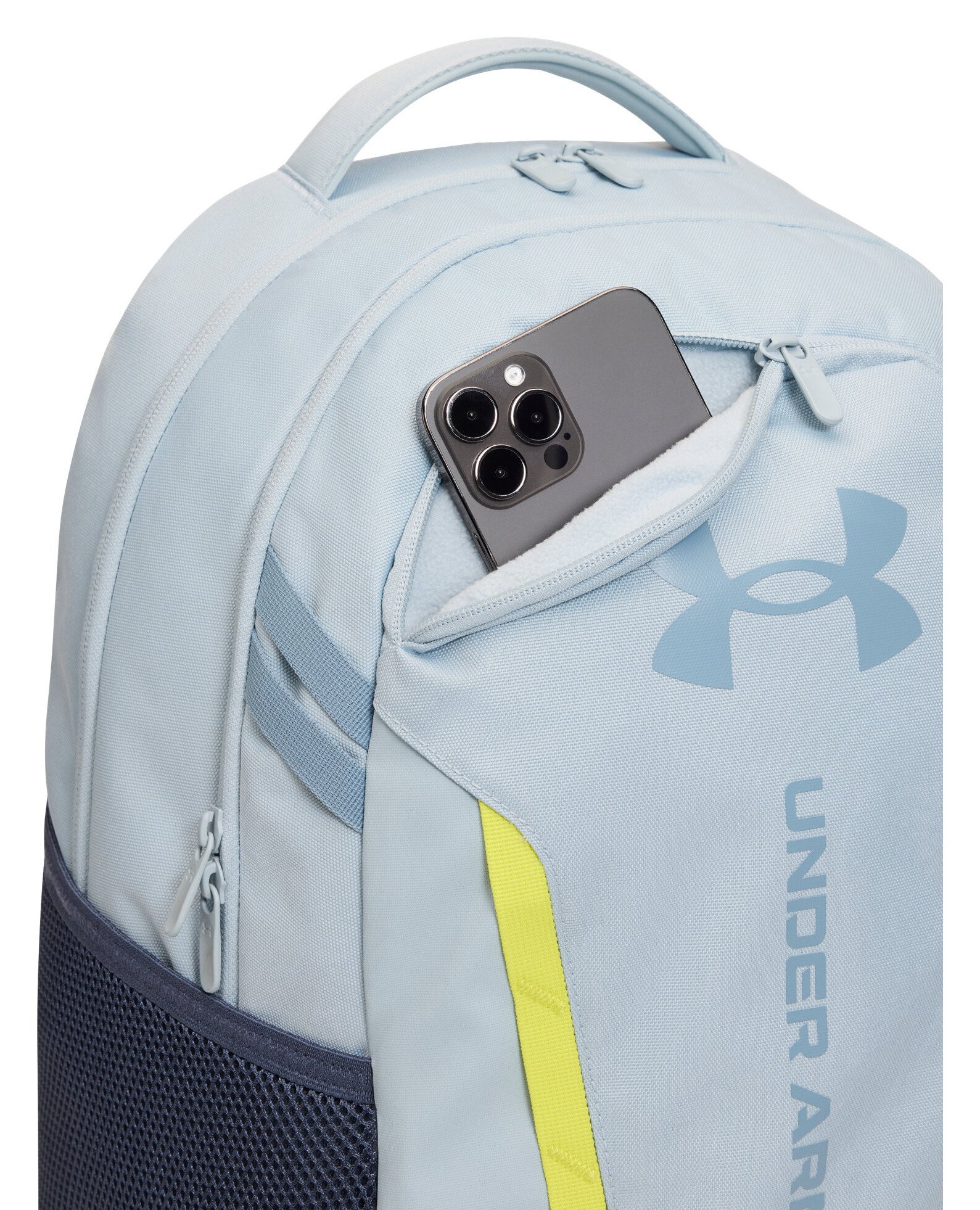 Under Armour Hustle 6.0 Backpack unisex, blu nebbia/grigio