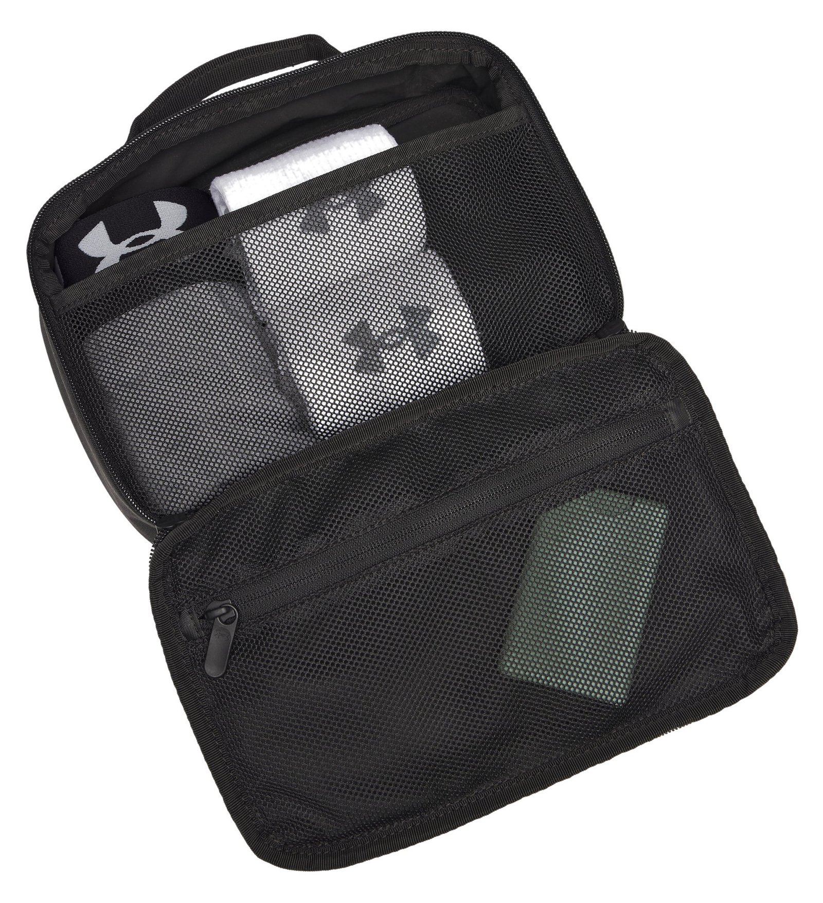 Under Armour Hustle Travel Kit, nero