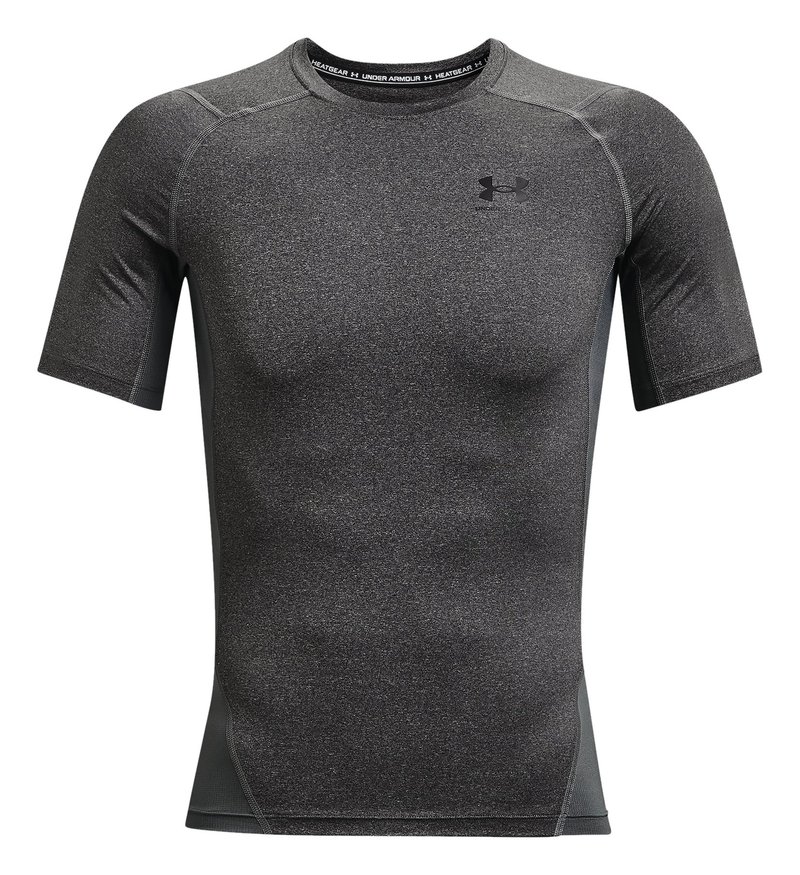 Under Armour HeatGear maglia a compressione da uomo, carbon heather