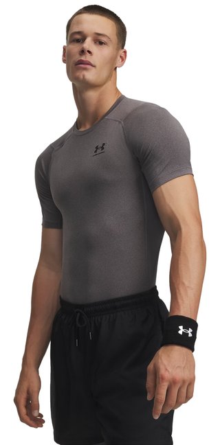 Under Armour HeatGear maglia a compressione da uomo, carbon heather