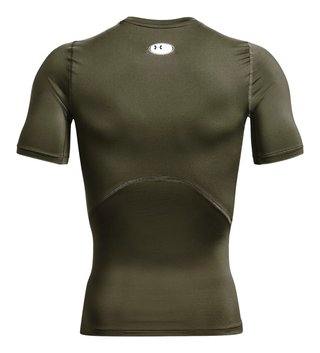 Under Armour HeatGear maglia a compressione da uomo, marine OD green/bianco