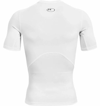 Under Armour HeatGear maglia a compressione da uomo, bianca