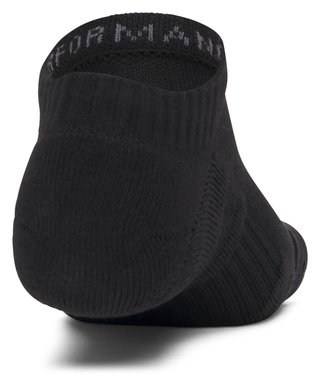 Under Armour Performance Cotton unisex calzini (3pack), ultimate black/white