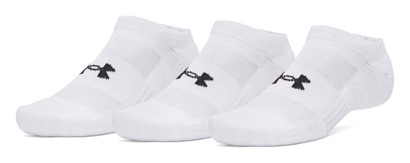 Under Armour Performance Cotton unisex calzini (3pack), bianco/ultimate black