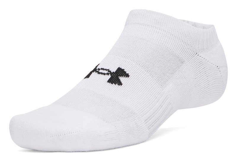 Under Armour Performance Cotton unisex calzini (3pack), bianco/ultimate black
