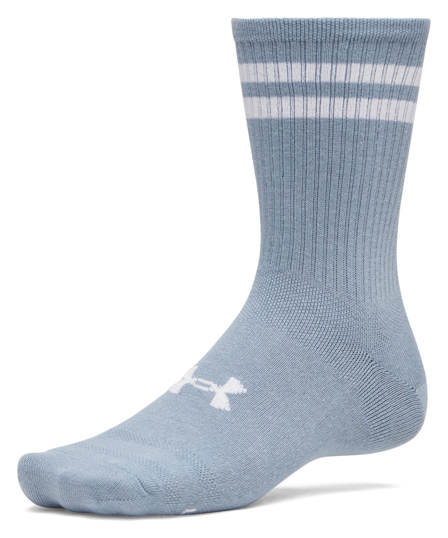 Under Armour Essential Crew calzini unisex (6 pack), blue fog/blue wind/bianco