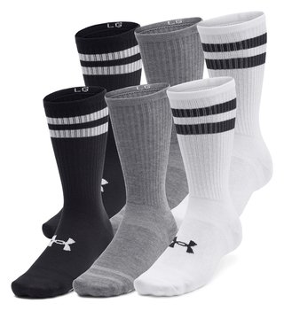 Under Armour Essential Crew unisex calzini (6 pack), bianco/nero