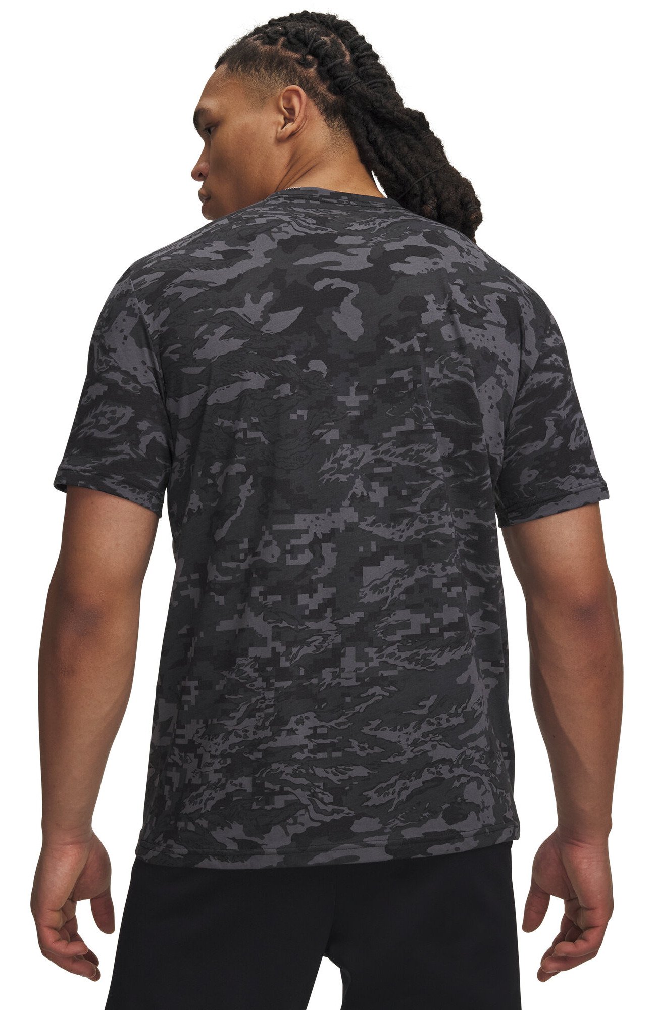 Under Armour ABC Camo SS t-shirt da uomo, camo black