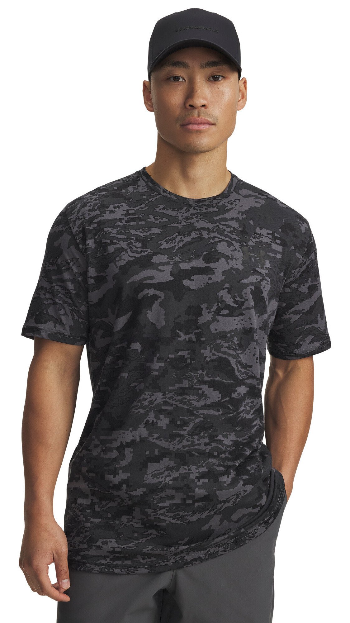 Under Armour ABC Camo SS t-shirt da uomo, castlerock