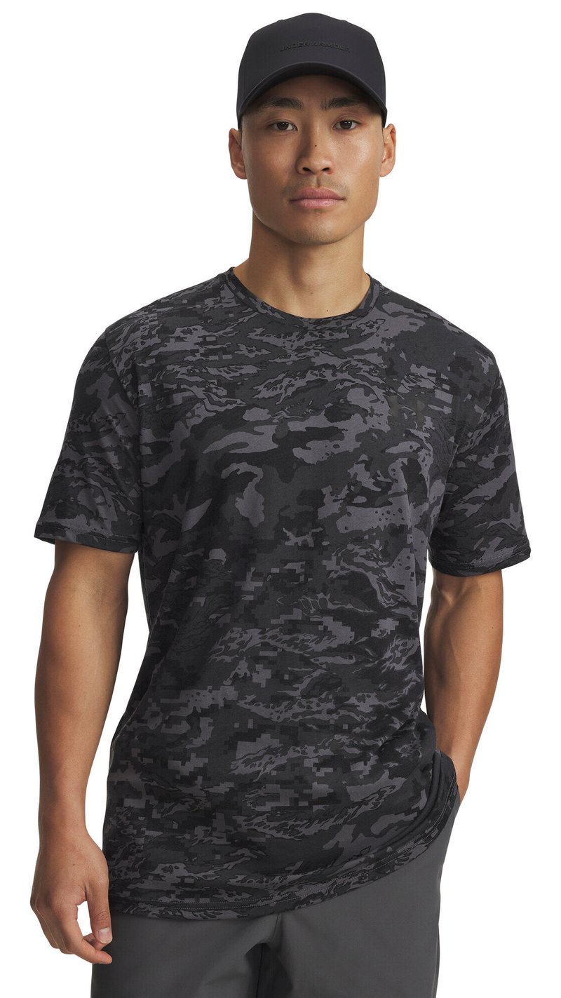 Under Armour ABC Camo SS t-shirt da uomo, castlerock