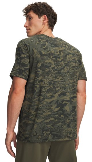 Under Armour ABC Camo SS t-shirt da uomo, marine OD green/nero