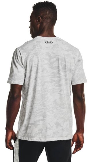 Under Armour ABC Camo SS t-shirt da uomo, bianco/nero