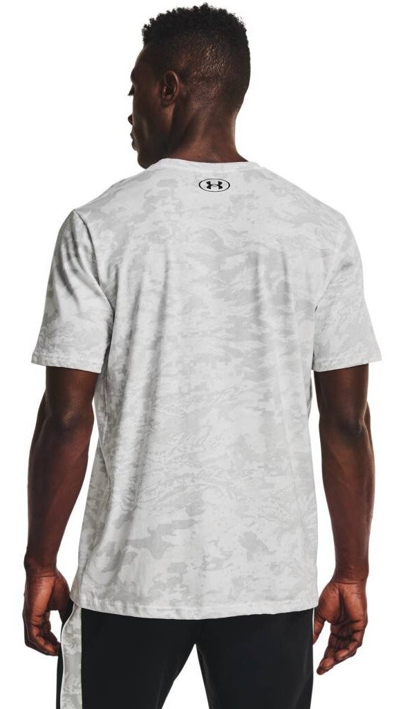 Under Armour ABC Camo SS t-shirt da uomo, bianco/nero