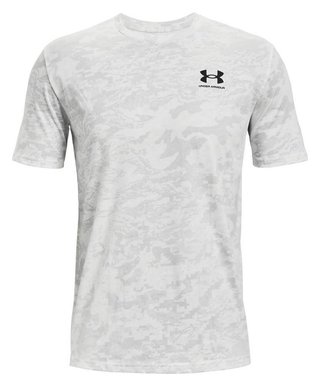 Under Armour ABC Camo SS t-shirt da uomo, bianco/nero