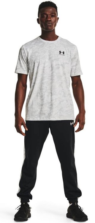 Under Armour ABC Camo SS t-shirt da uomo, bianco/nero