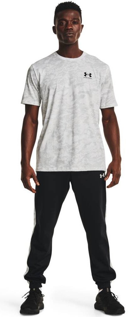 Under Armour ABC Camo SS t-shirt da uomo, bianco/nero