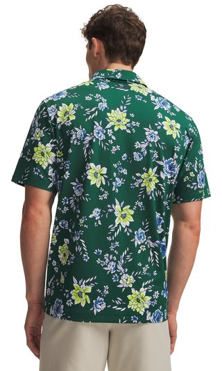 Under Armour Matchplay Printed polo da uomo, campus ivy
