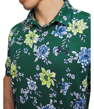 Under Armour Matchplay Printed polo da uomo, campus ivy