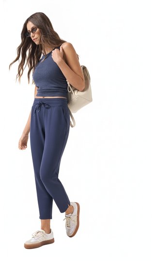 Travis Mathew Skyloft Soft Ankle pantaloni da donna, navy blazer