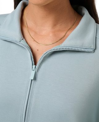 Travis Mathew Skyloft Soft Half Zip Pullover felpa da donna, slate
