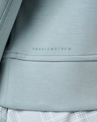Travis Mathew Skyloft Soft Half Zip Pullover felpa da donna, slate