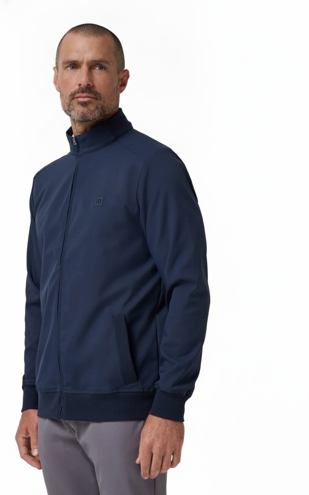 Travis Mathew Open To Close 2.0 Full Zip giacca da uomo, total eclipse