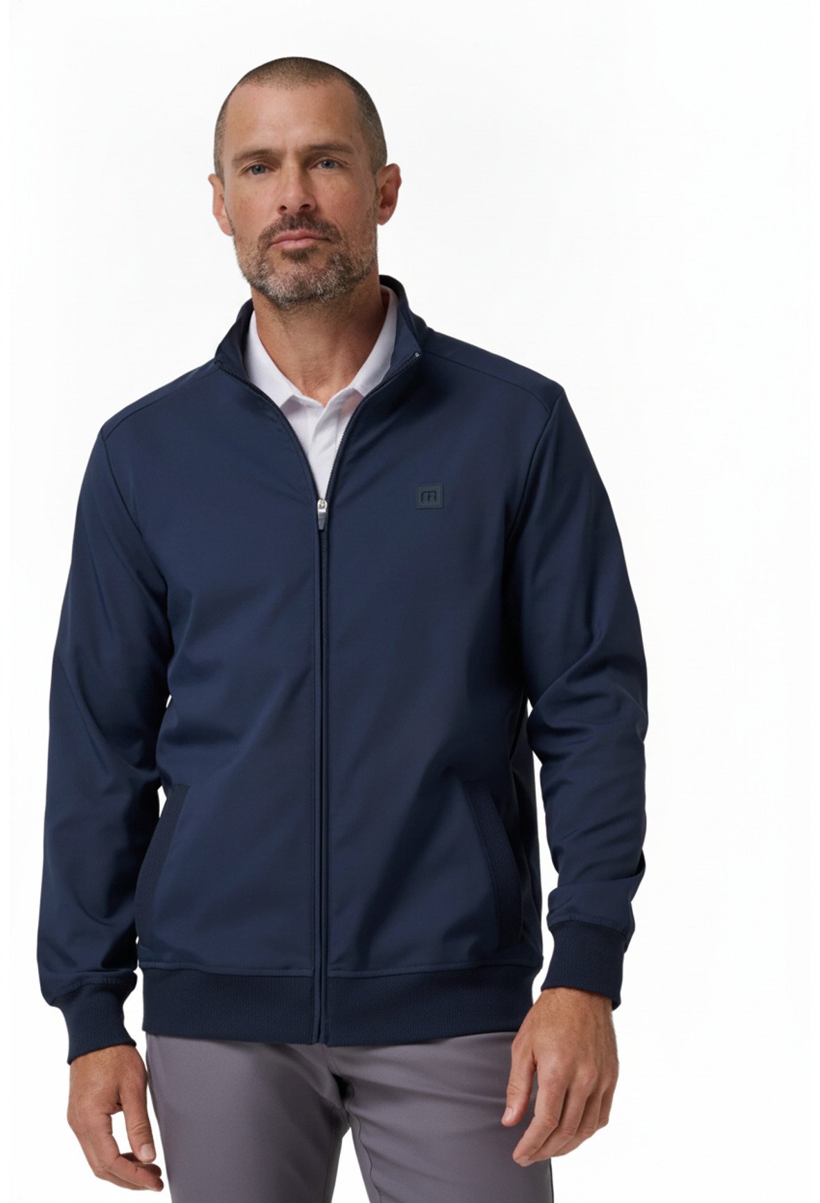 Travis Mathew Open To Close 2.0 Full Zip giacca da uomo, total eclipse