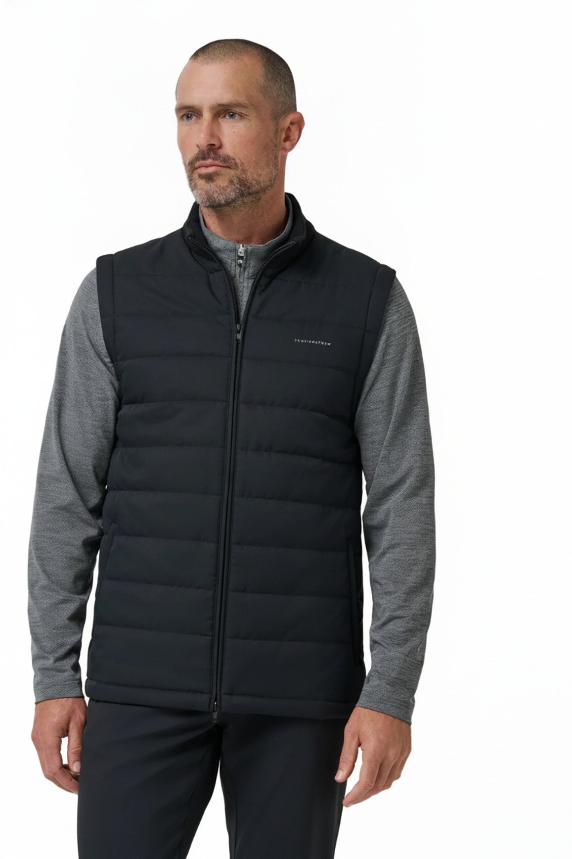 Travis Mathew Point Of Sail gilet da uomo, nero