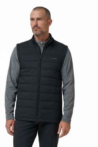Travis Mathew Point Of Sail gilet da uomo, nero