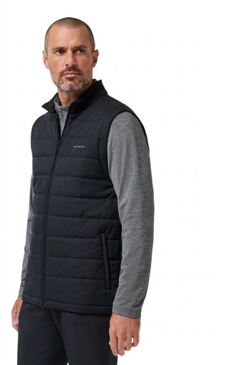 Travis Mathew Point Of Sail gilet da uomo, nero
