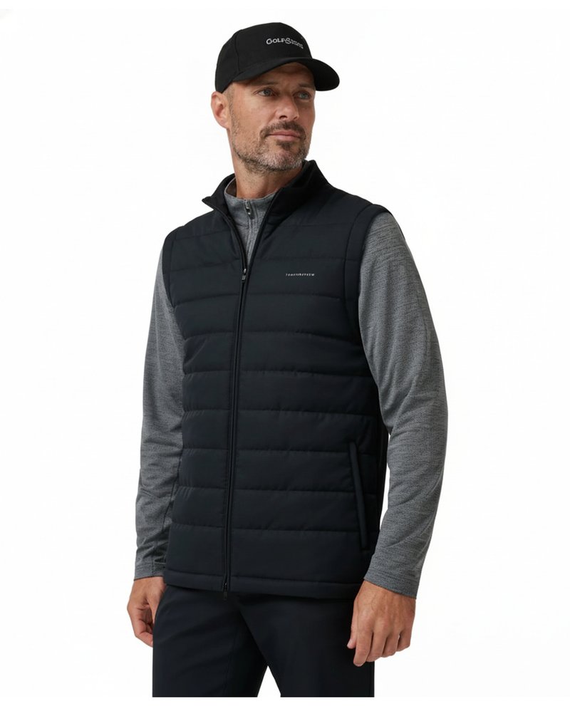 Travis Mathew Point Of Sail gilet da uomo, nero