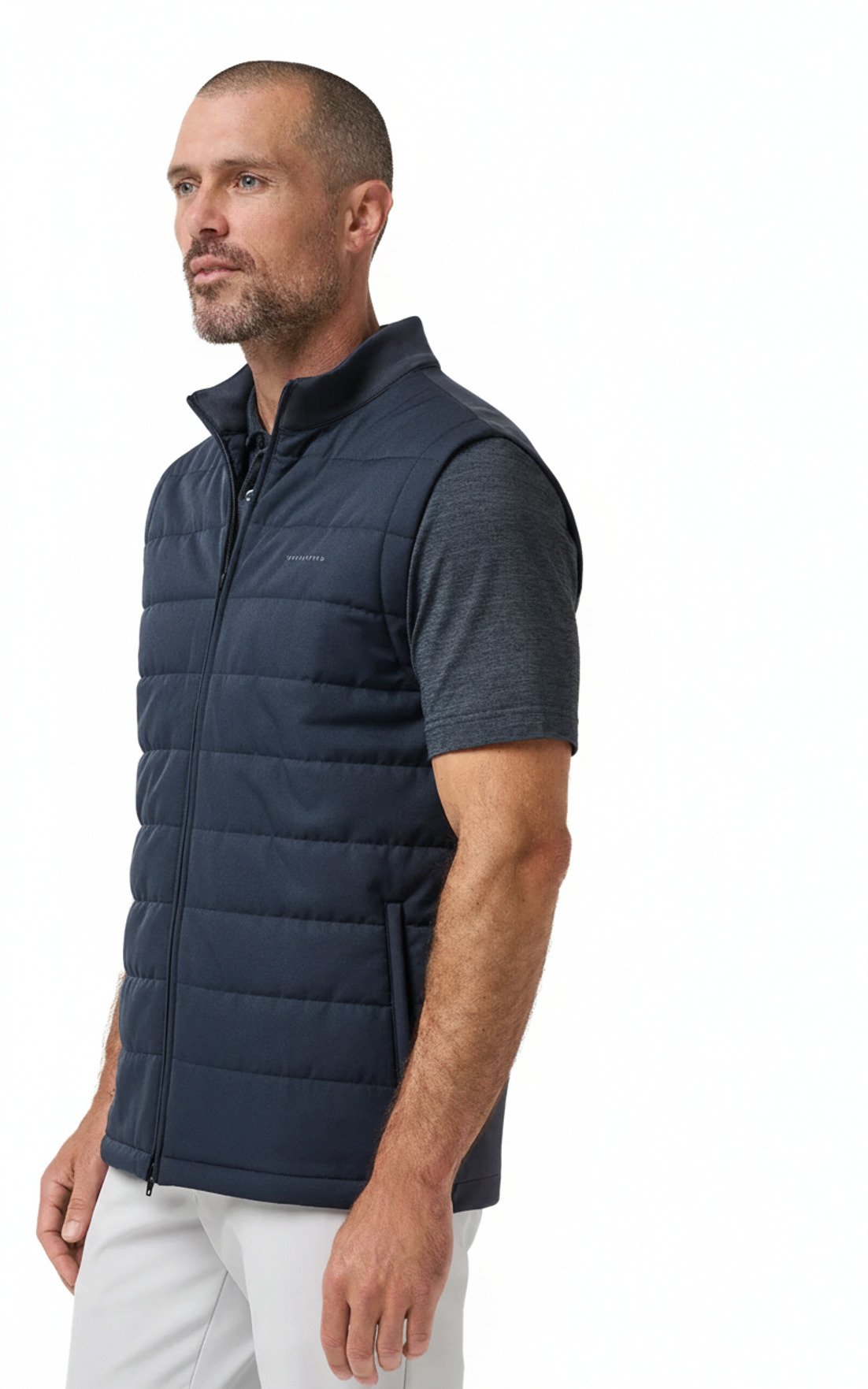 Travis Mathew Point Of Sail gilet da uomo, mood indigo